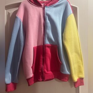 colorful multicolor jacket! brand new!!